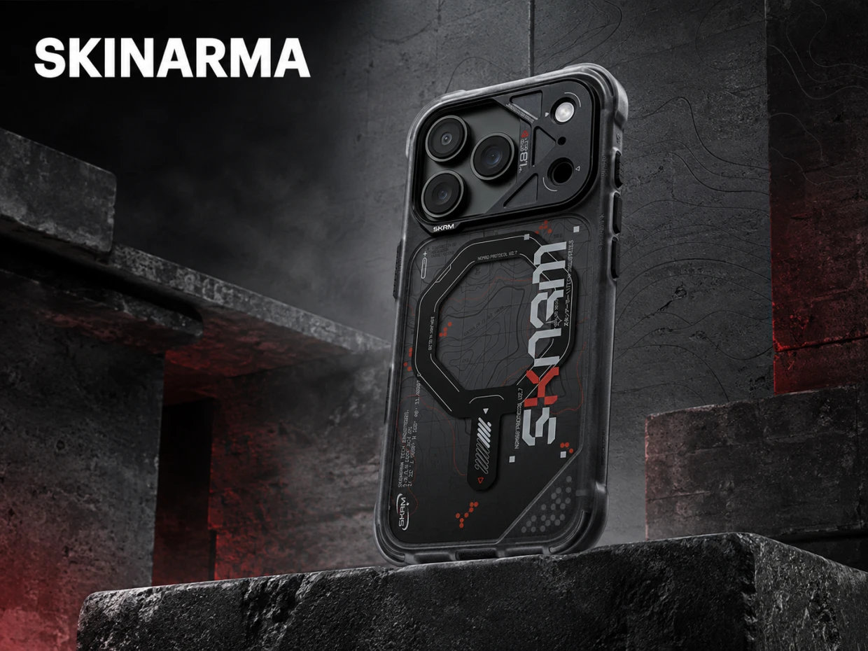 Husa Skinarma Sonar cu MagSafe compatibila cu iPhone 18 Pro / 17 Pro, Negru 1 Lerato.ro