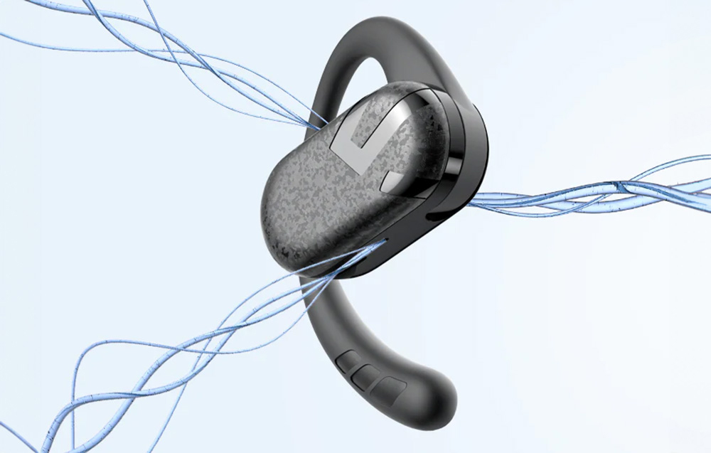 Casti wireless TWS Soundpeats Breezy, ENC, Bluetooth 5.4, IPX4, 500 mAh, USB-C, Negru 1 Lerato.ro