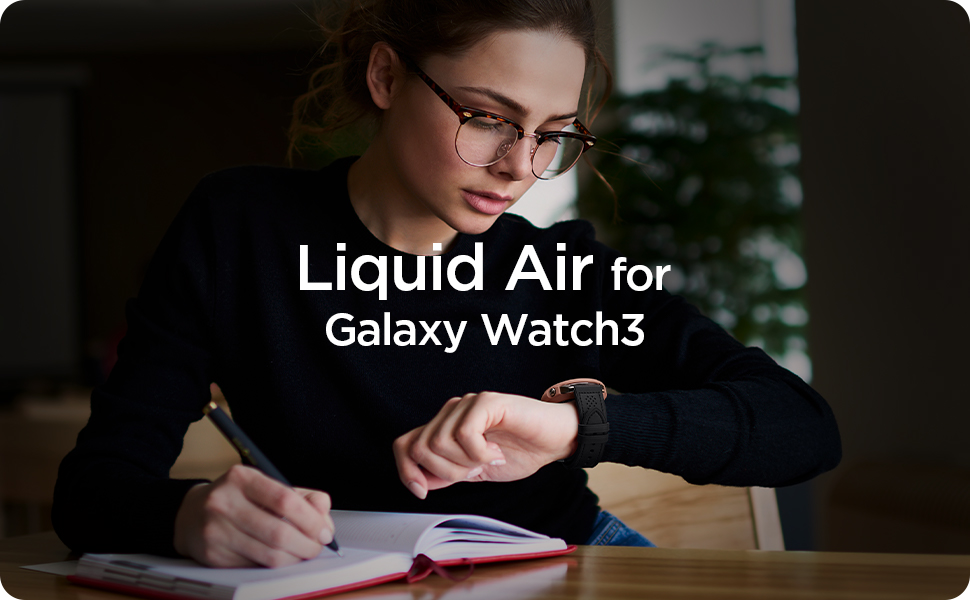 Carcasa Spigen Liquid Air compatibila cu Samsung Galaxy Watch 3 (45mm) Bronze 1 Lerato.ro