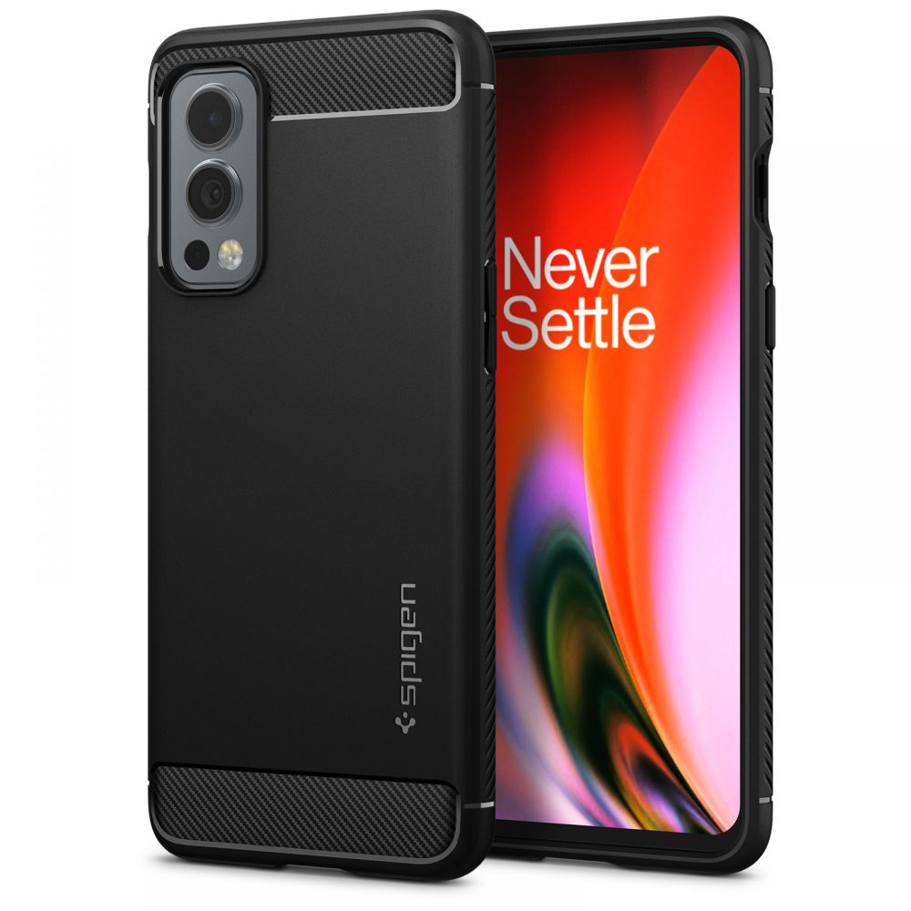 Carcasa Spigen Rugged Armor compatibila cu OnePlus Nord 2 5G Matte Black