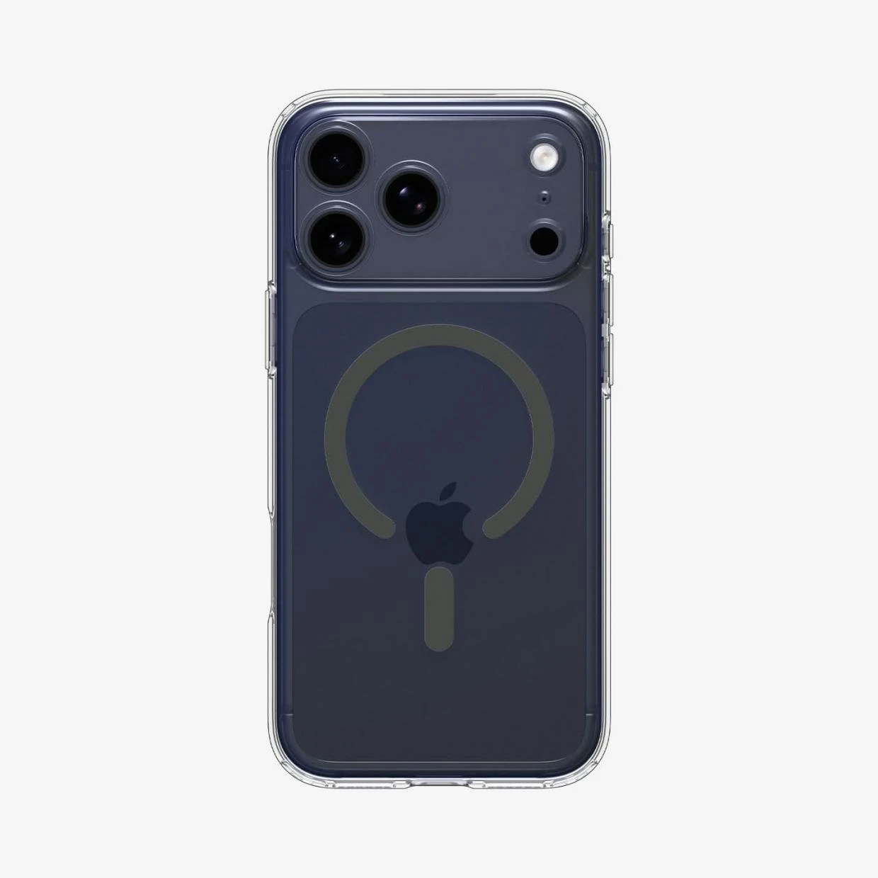 Husa Spigen Ultra Hybrid cu MagSafe compatibila cu iPhone 18 Pro / 17 Pro, Clear / Gold 1 Lerato.ro