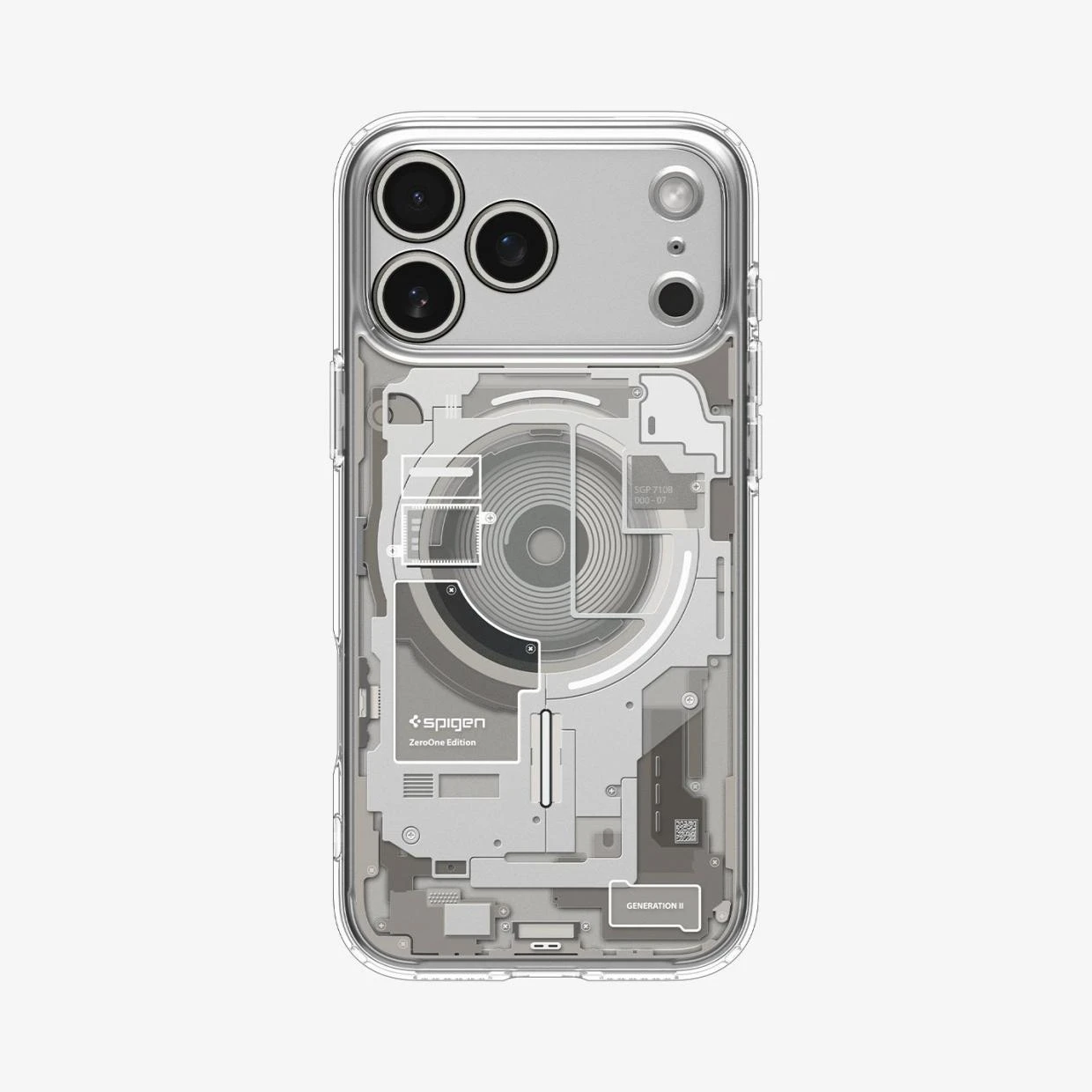 Husa Spigen Ultra Hybrid C-One cu MagSafe compatibila cu iPhone 18 Pro / 17 Pro, Portocaliu 1 Lerato.ro