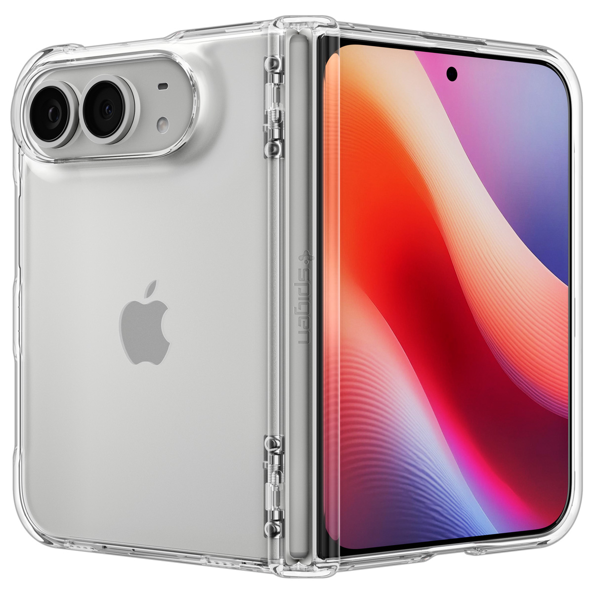 Husa Spigen Ultra Hybrid Pro compatibila cu iPhone Duo, Transparent
