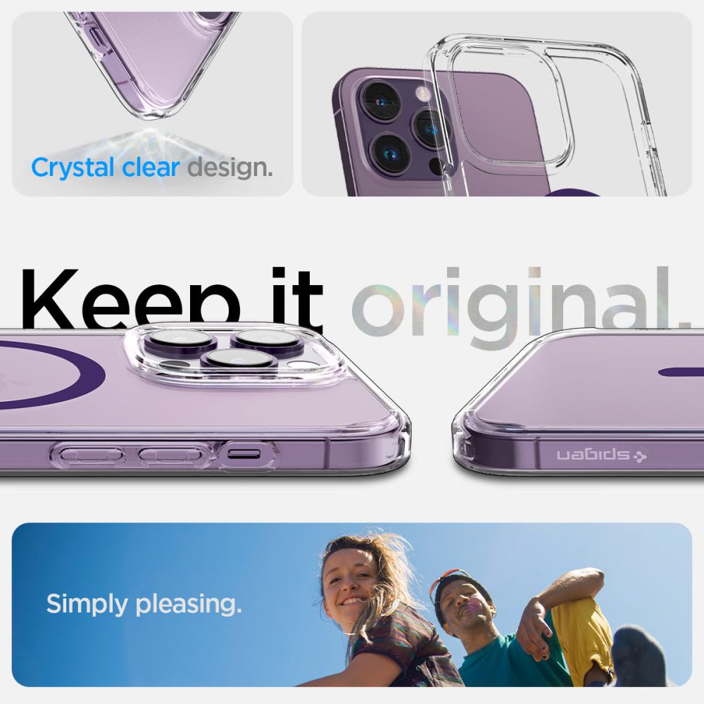 Carcasa Spigen Ultra Hybrid MagSafe compatibila cu iPhone 14 Pro Max Deep Purple 1 Lerato.ro