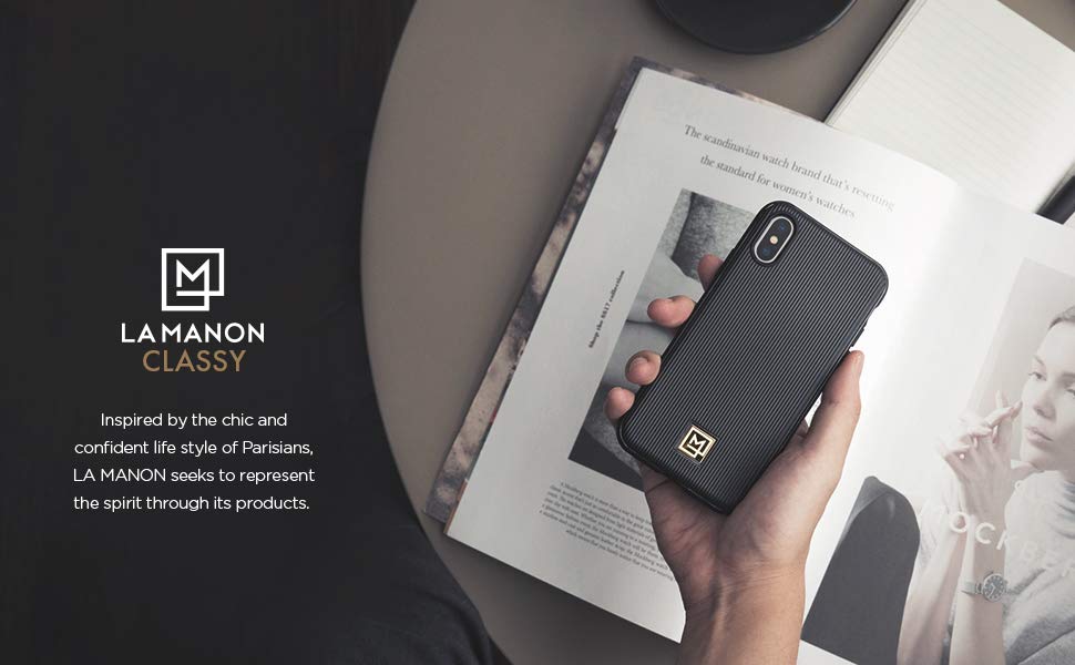 Carcasa fashion Spigen LA MANON Classy compatibila cu Samsung Galaxy Note 9 Black 1 Lerato.ro