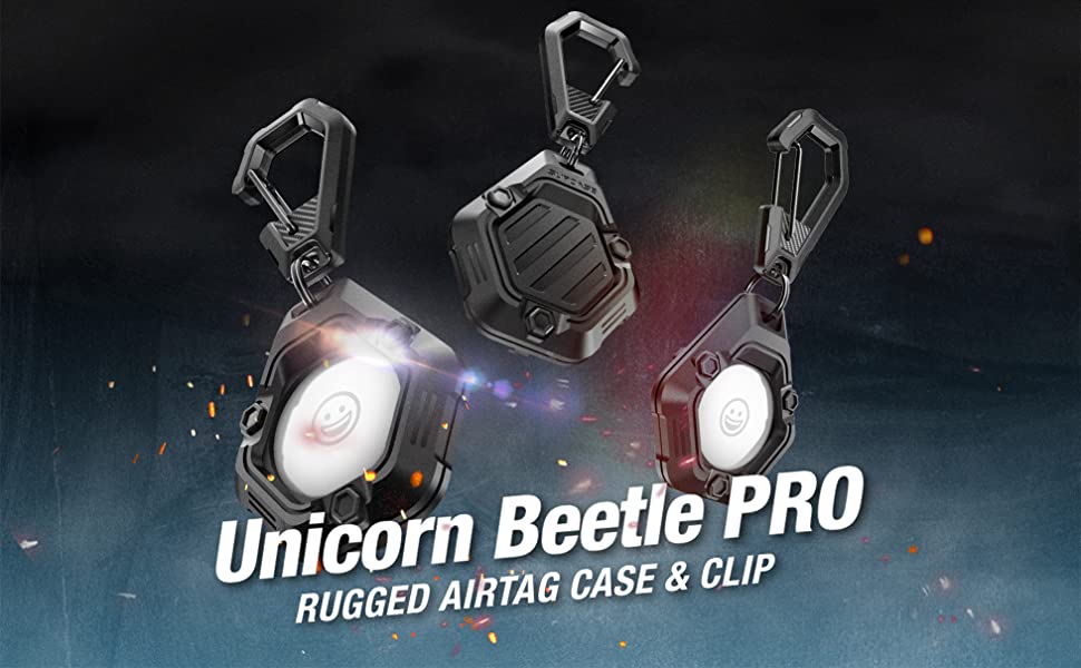 Husa de protectie Supcase Unicorn Beetle Pro compatibila cu Apple AirTag Negru 1 Lerato.ro