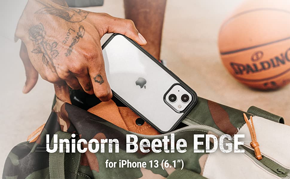 Carcasa Supcase Unicorn Beetle Edge compatibila cu iPhone 13 Black 1 Lerato.ro