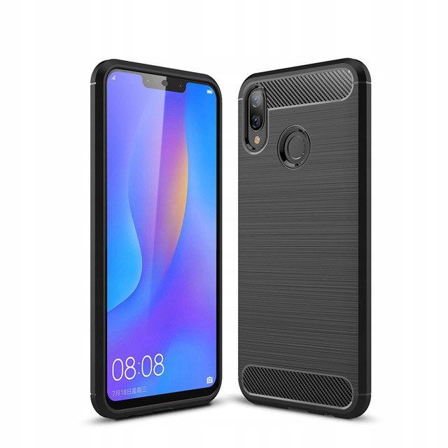 Husa TECH-PROTECT TPUCARBON Huawei Nova 3 Black
