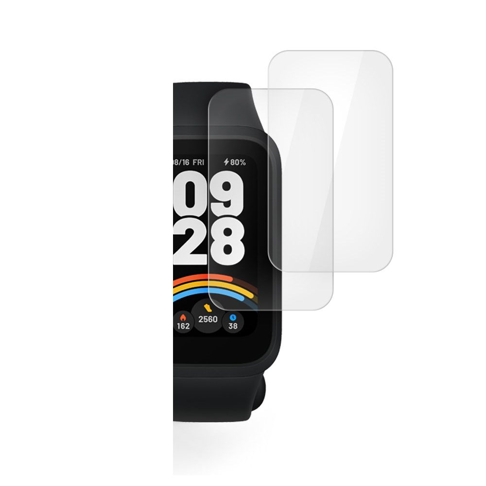 Set 2 folii protectie TECH-PROTECT HydroFlex Fit compatibil cu Xiaomi Mi Band 9 Active Clear