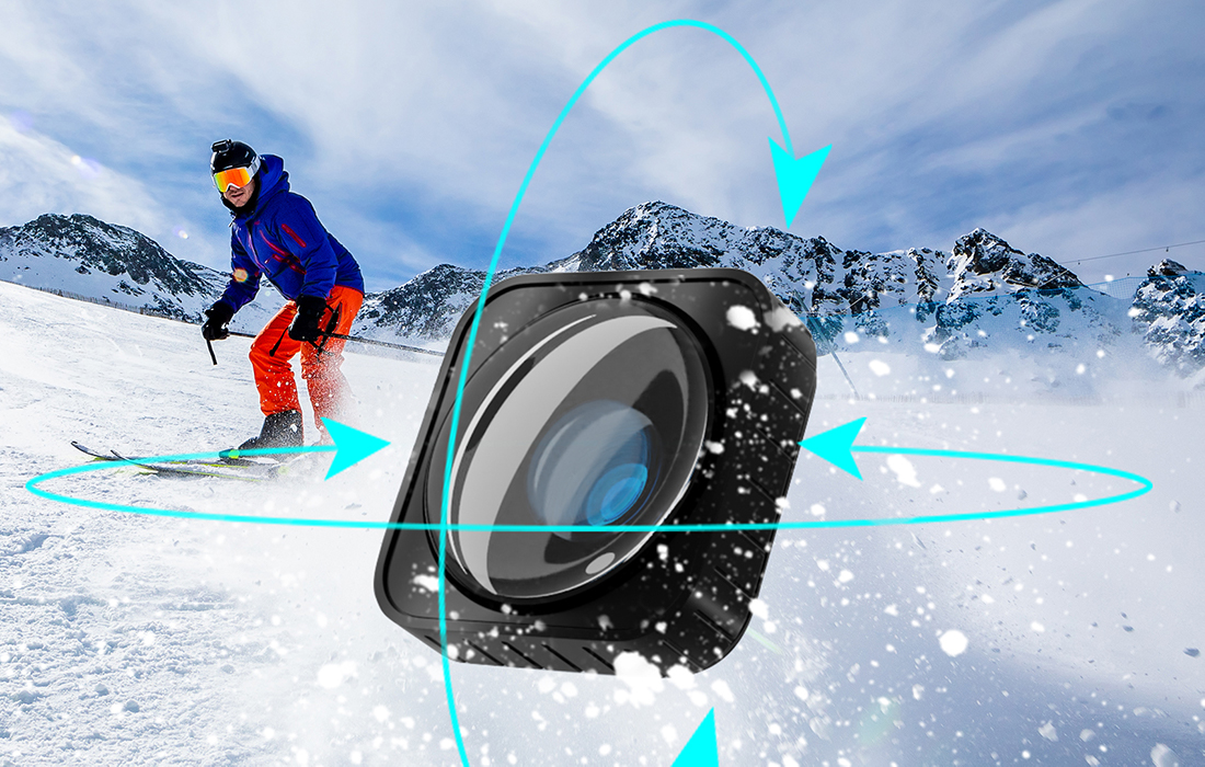 Accesoriu Max Lens Mod Telesin pentru camera video sport GoPro Hero9/10/11 Black, Negru 1 Lerato.ro