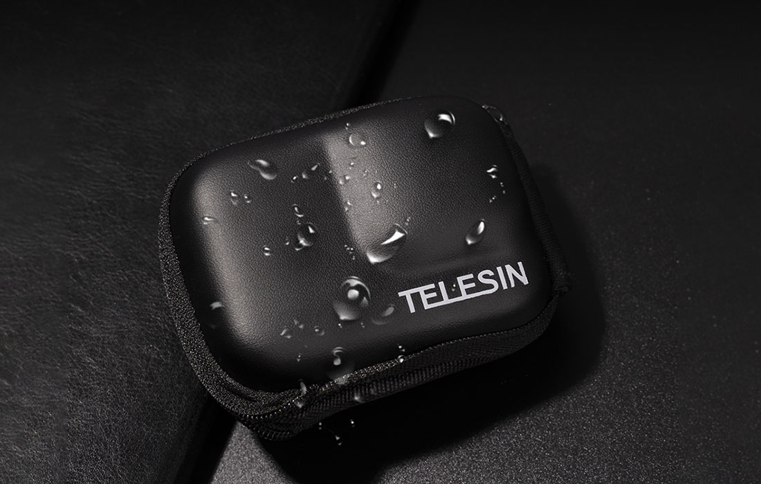 Husa de protectie impermeabila Telesin Protective pentru camera video sport GoPro Hero9/10/11 Black, Negru 1 Lerato.ro