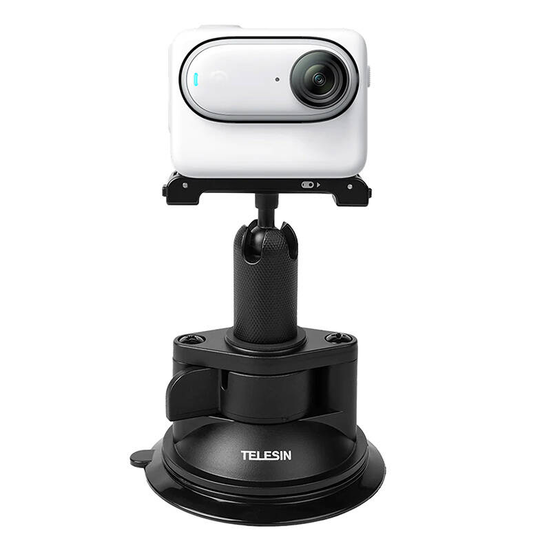 Baza de montare cu magnet Telesin MAG-003 pentru camera video sport Insta360 GO 3, Negru 1 Lerato.ro
