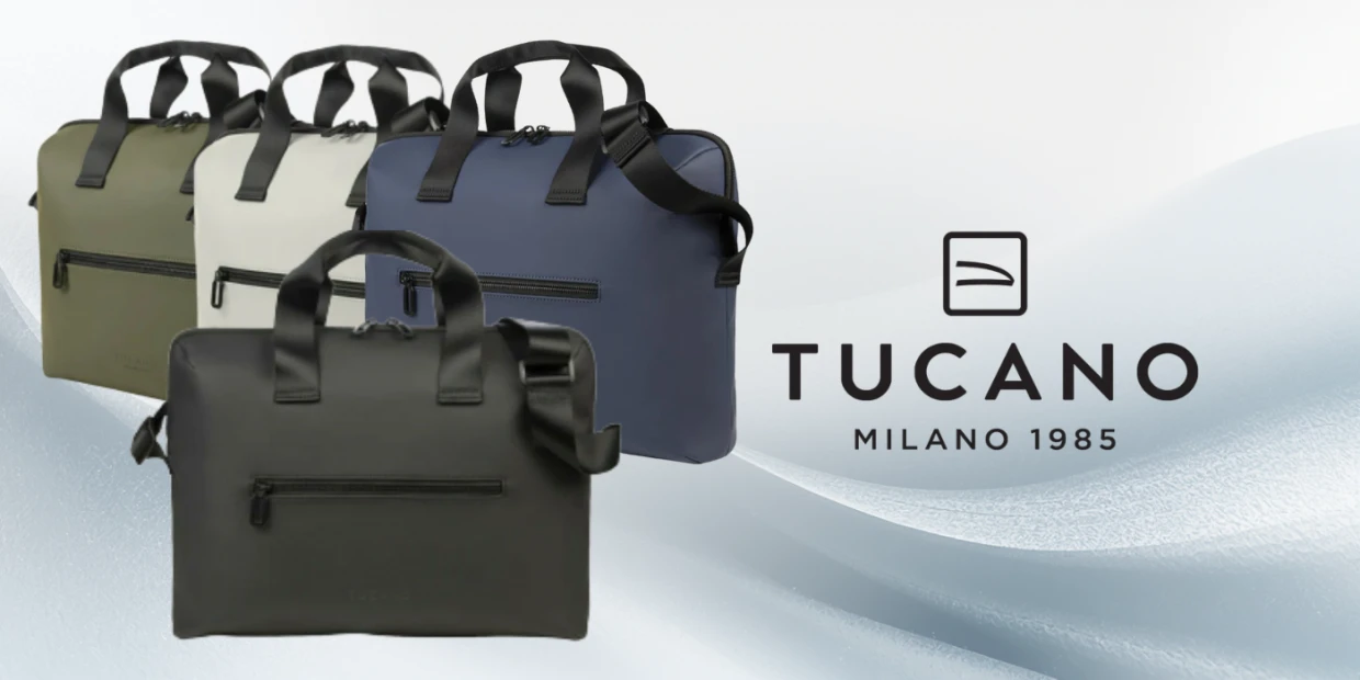 Geanta laptop Tucano Gommo BGOM15 compatibila cu laptop 15.6 inch / MacBook Pro 16 inch, Negru 1 Lerato.ro