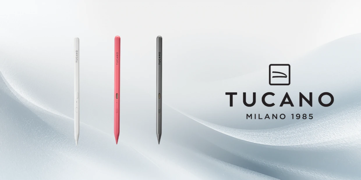 Creion Stylus Pen Tucano Utility Pencile 3 compatibil cu Apple iPad, Palm Rejection, Indicator LED, Autonomie 50h, USB-C, Roz 1 Lerato.ro