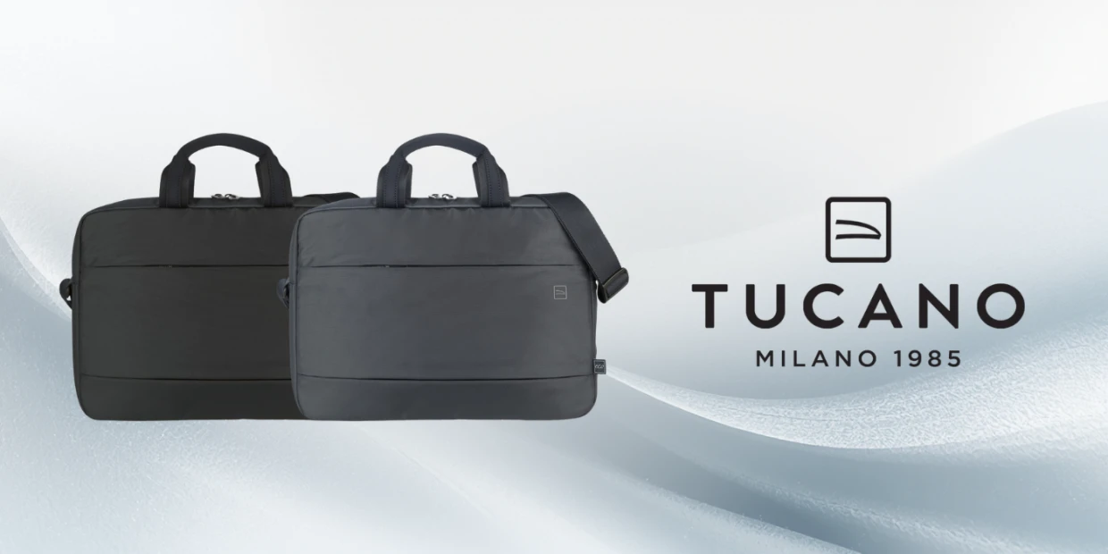 Geanta laptop Tucano Global compatibila cu laptop 15.6 inch, Curea ajustabila, Negru 1 Lerato.ro