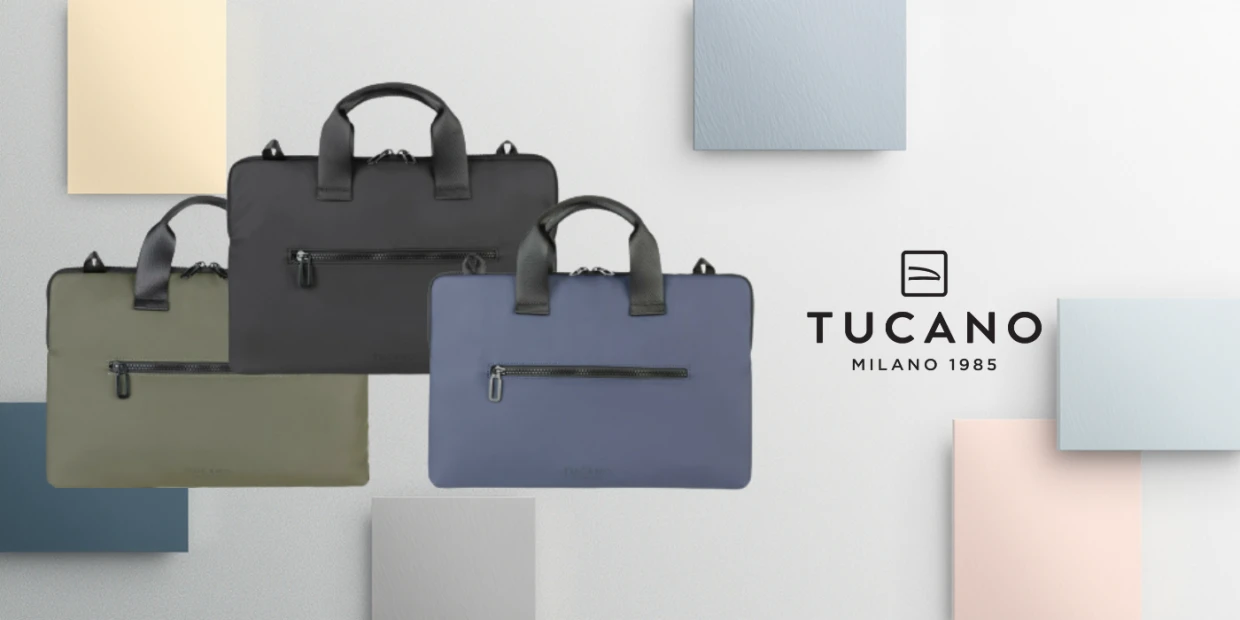 Geanta laptop Tucano Global compatibila cu laptop 15.6 inch, Curea ajustabila, Gri 1 Lerato.ro