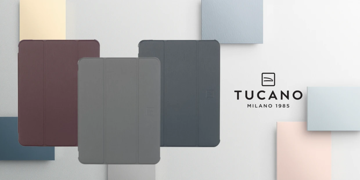 Husa Tucano Satin compatibila cu iPad 10.9 inch 2022 / iPad 11 inch 2025, Functie de suport, Dark Blue 1 Lerato.ro