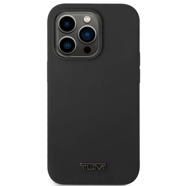 Husa Tumi Liquid Silicone compatibila cu iPhone 14 Pro, Negru 1 Lerato.ro