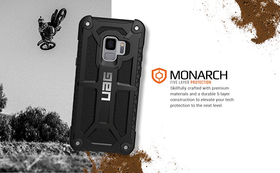 Carcasa UAG Monarch compatibila cu Samsung Galaxy S22 Plus Kevlar Black 1 Lerato.ro