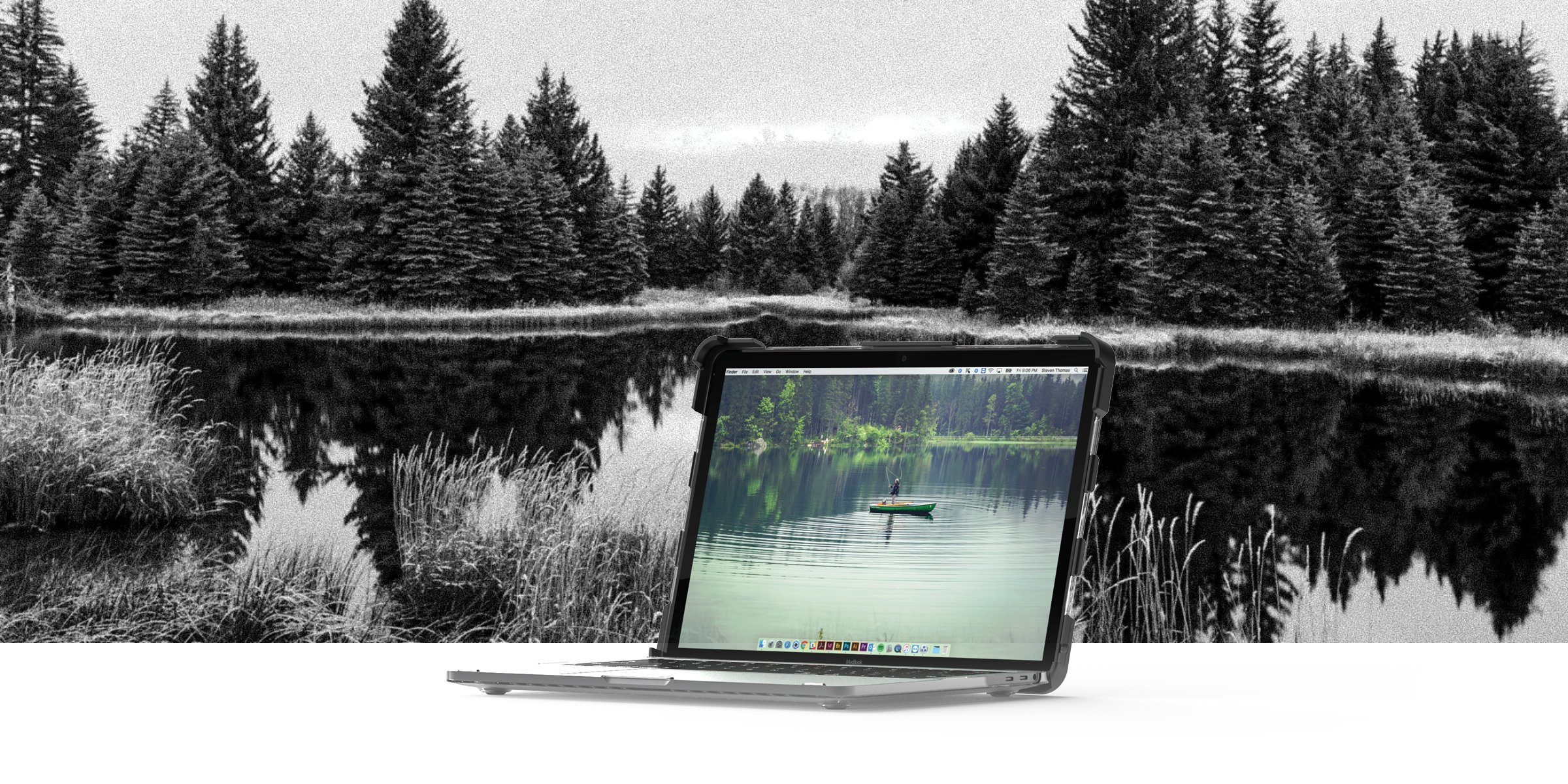 Carcasa UAG Plasma Apple MacBook Pro 13 inch (2016-2020) Ice 1 Lerato.ro