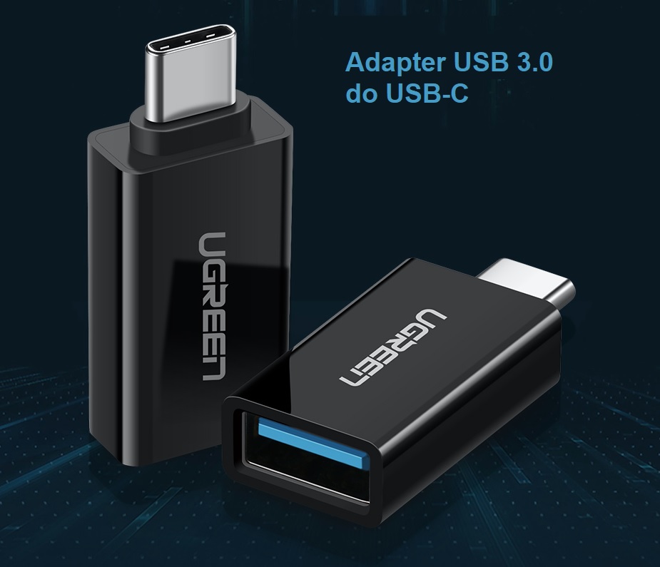 Adaptor UGREEN US173 USB mama - USB-C tata, 5Gb/s, 5V, Alb 1 Lerato.ro