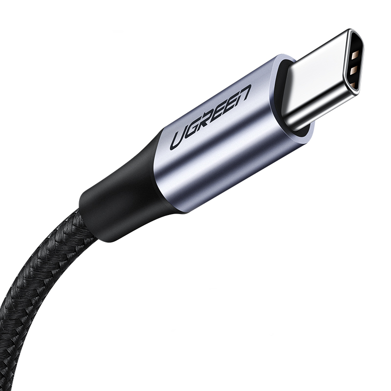 Cablu pentru incarcare si transfer de date UGREEN US288, USB/USB Type-C, Quick Charge, 3A, 5V, 1m, Alb 1 Lerato.ro