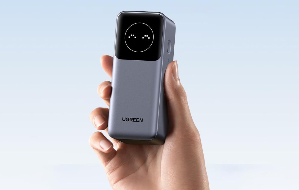 Baterie externa portabila UGREEN Nexode PB724, 12000 mAh, 100W, 1x USB-C, 1x USB-A, Gri 1 Lerato.ro