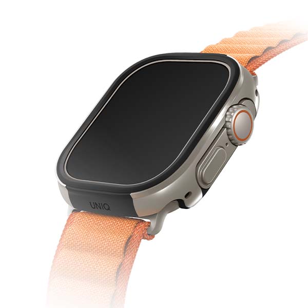 Carcasa Uniq Valencia compatibila cu Apple Watch Ultra / Ultra 2 / Ultra 3 / 49 mm, Silver 1 Lerato.ro