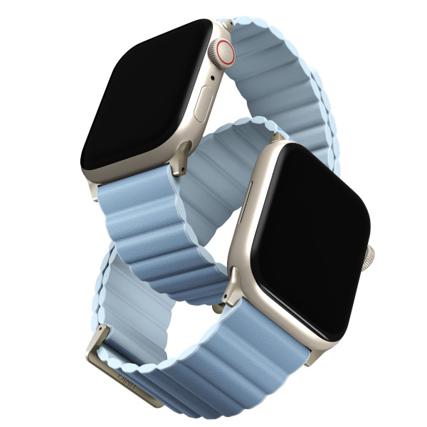 Curea din silicon Uniq Revix Premium Edition compatibila cu Apple Watch 38/40/41mm, Light Blue 1 Lerato.ro