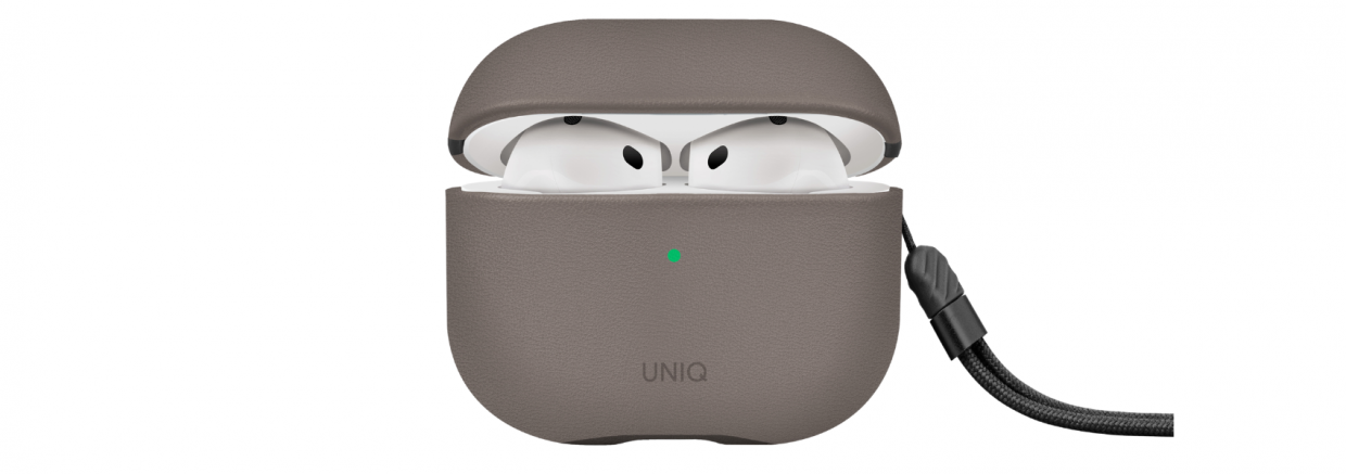 Carcasa Uniq Lyden DS compatibila cu Apple AirPods 4, Gri 1 Lerato.ro