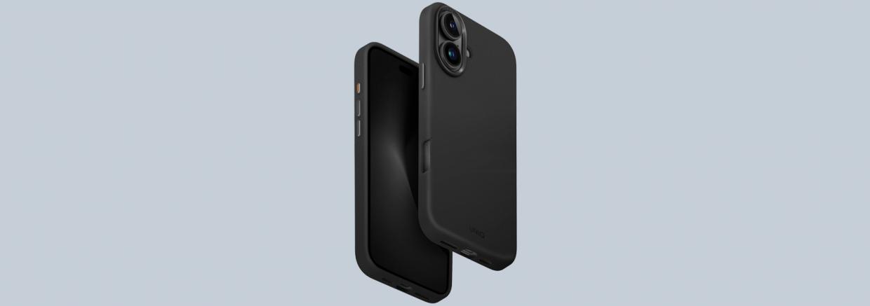 Carcasa Uniq Lyden cu MagClick compatibila cu iPhone 16, Negru 1 Lerato.ro
