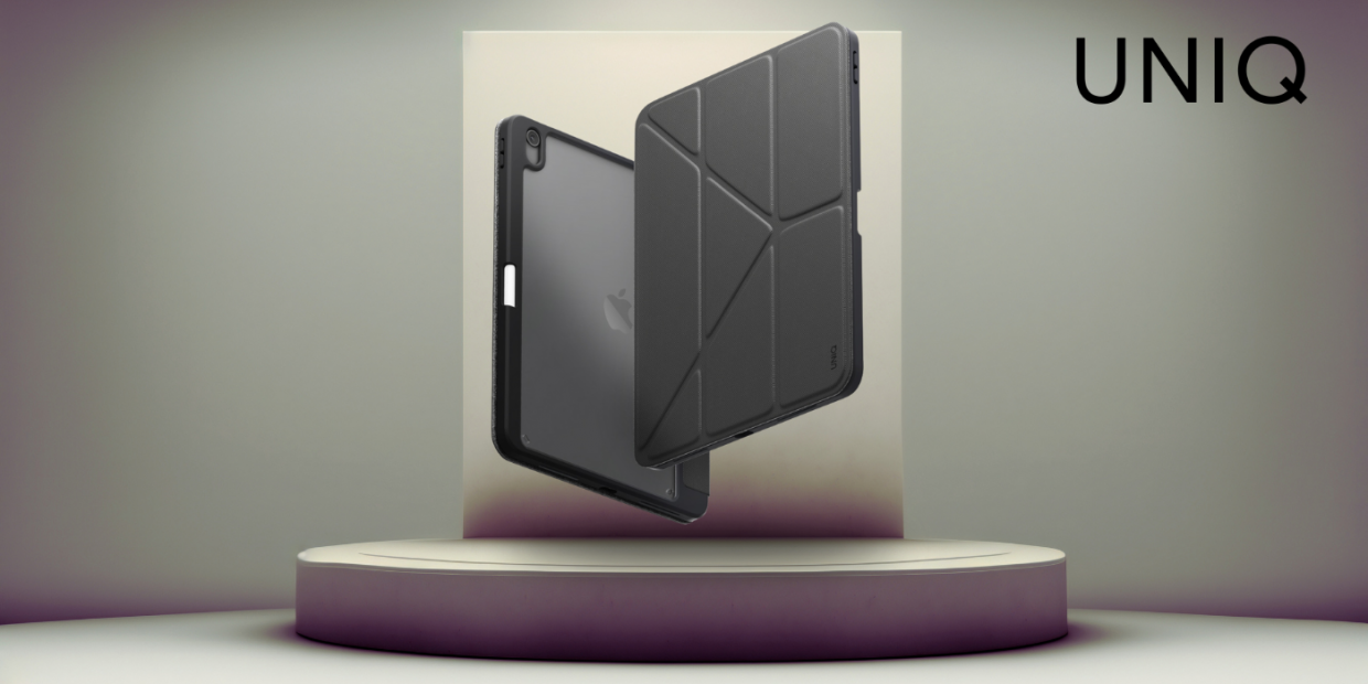 Husa UNIQ Moven compatibila cu iPad 10.9 inch 2022, Gri 1 Lerato.ro