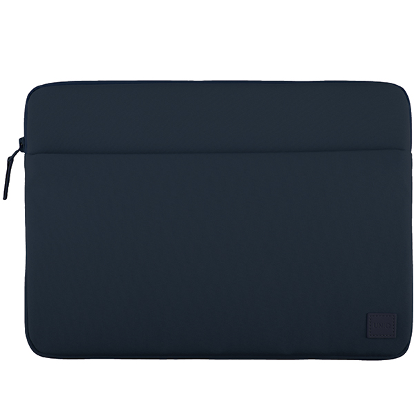 Husa din poliester Uniq Vienna compatibila cu laptop 14 inch, Waterproof, Navy Blue 1 Lerato.ro