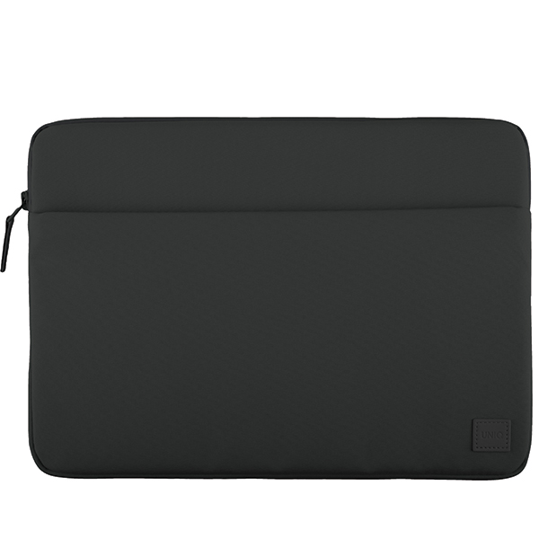 Husa din poliester Uniq Vienna compatibila cu laptop 14 inch, Waterproof, Negru 1 Lerato.ro