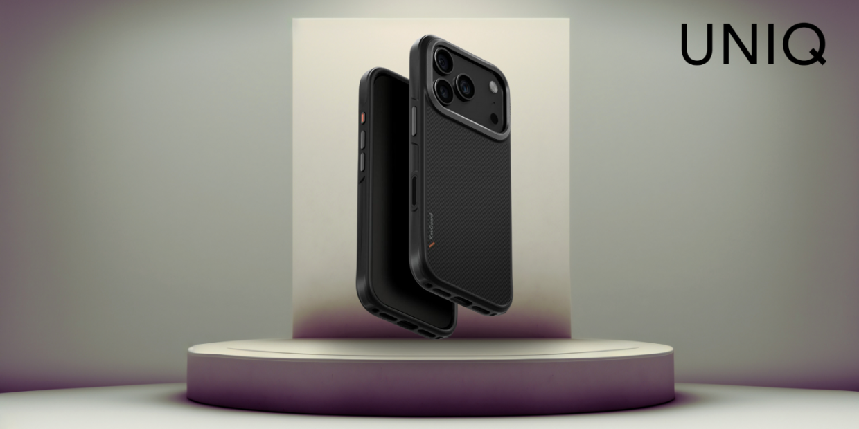 Carcasa UNIQ Keva cu MagClick compatibila cu iPhone 17 Pro, Negru 1 Lerato.ro