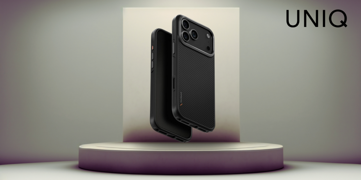 Carcasa UNIQ Keva cu MagClick compatibila cu iPhone 17 Pro Max, Negru 1 Lerato.ro