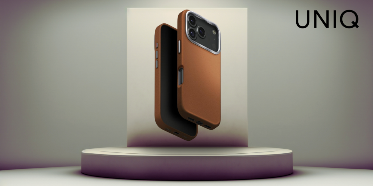 Carcasa UNIQ Lyden cu MagClick compatibila cu iPhone 17 Pro, Caramel 1 Lerato.ro