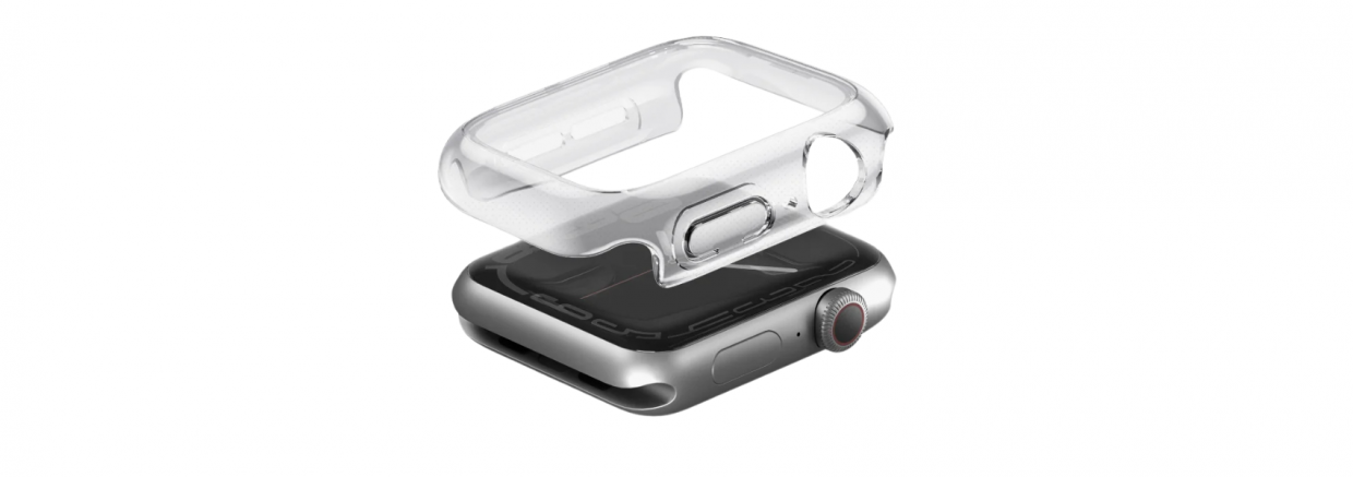 Carcasa UNIQ Garde compatibila cu Apple Watch 42mm, Transparent 1 Lerato.ro