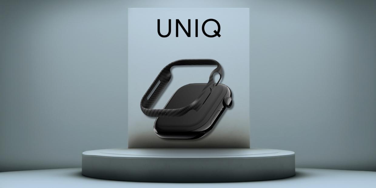 Carcasa UNIQ Keva Verge compatibila cu Apple Watch 10 / 11 46mm, Negru 1 Lerato.ro