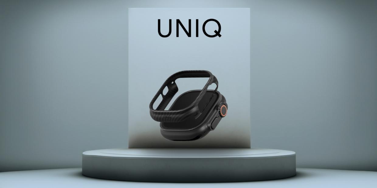 Carcasa UNIQ Keva Verge compatibila cu Apple Watch Ultra / Ultra 2 / Ultra 3 49mm, Negru 1 Lerato.ro