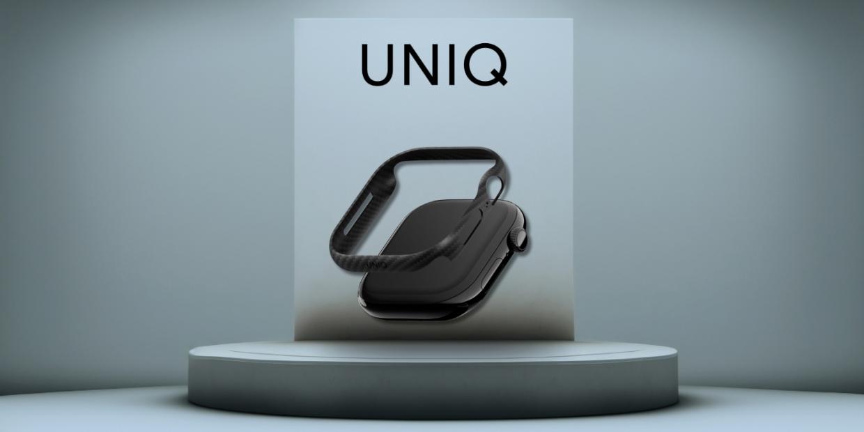 Carcasa UNIQ Keva Verge compatibila cu Apple Watch 10 / 11 42mm, Negru 1 Lerato.ro