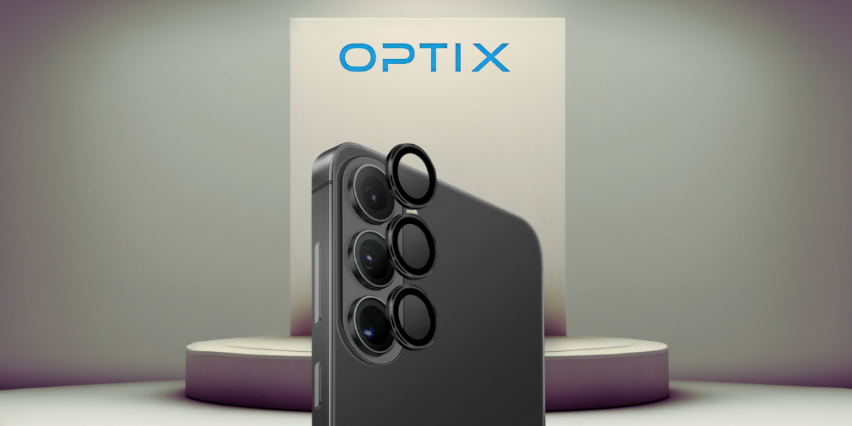 Protectie sticla securizata camera foto UNIQ Optix Camera Lens compatibila cu Samsung Galaxy S26 / S26 Plus, Negru 1 Lerato.ro