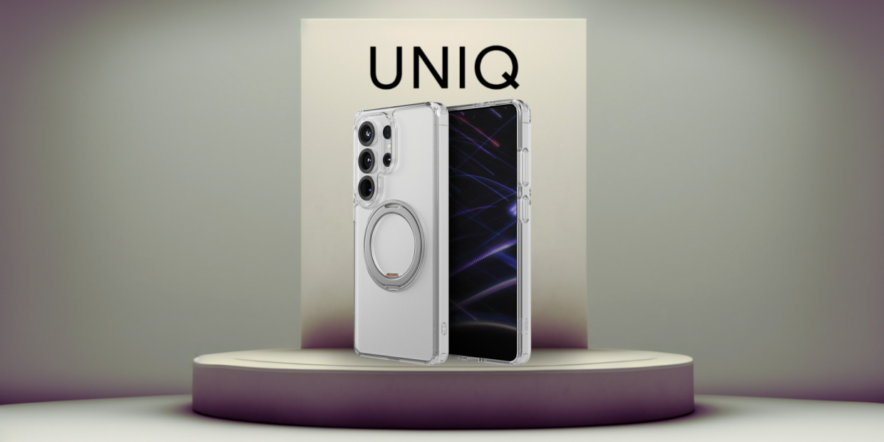 Carcasa UNIQ Swivix cu Rotating Kickstand compatibila cu Samsung Galaxy S26 Ultra, Transparent 1 Lerato.ro