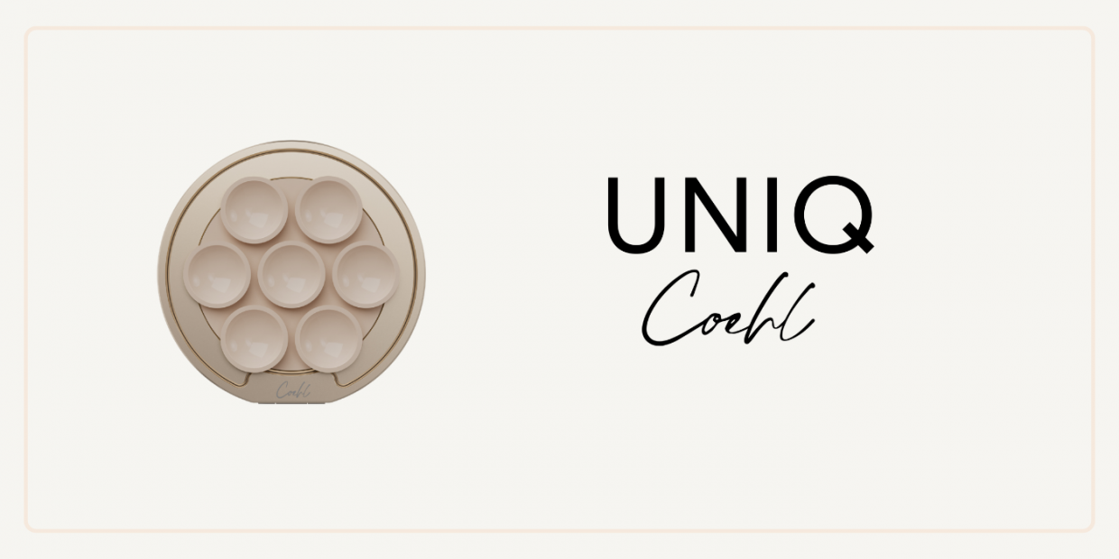 Suport universal telefon magnetic UNIQ Coehl Luna cu oglinda și ventuza, Sand 1 Lerato.ro