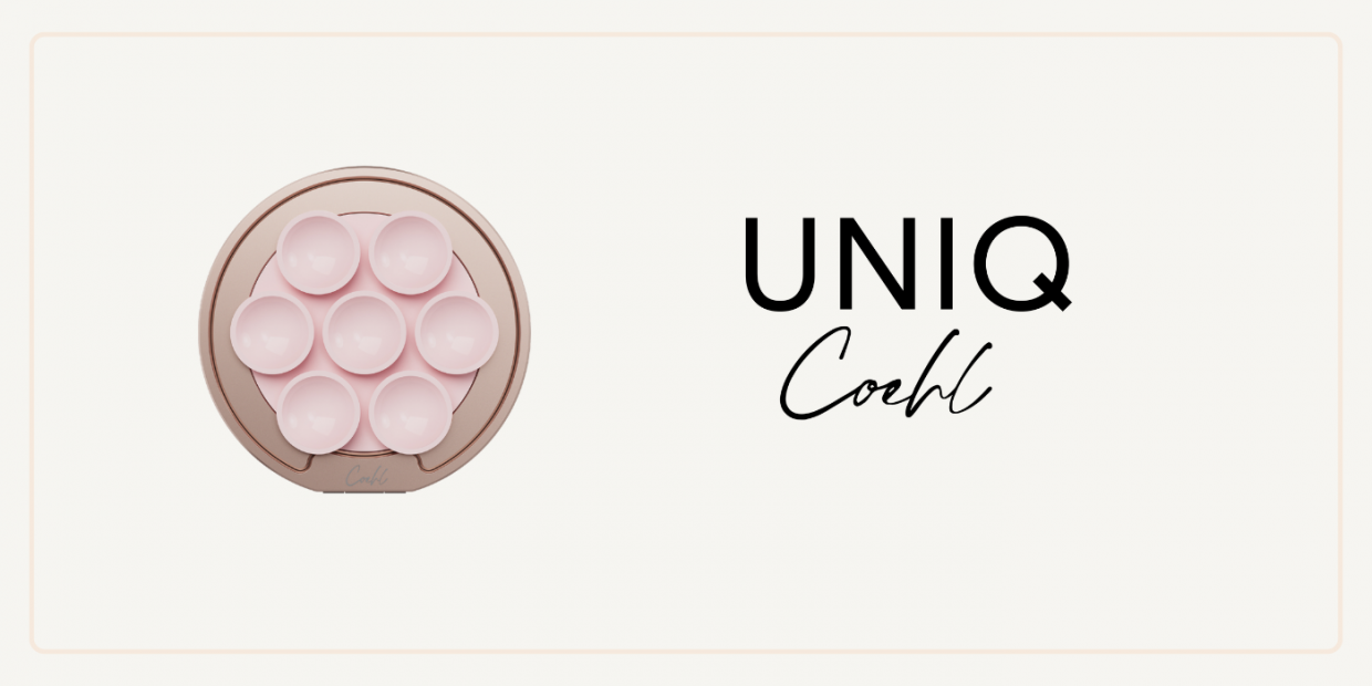 Suport universal telefon magnetic UNIQ Coehl Luna cu oglinda și ventuza, Roz 1 Lerato.ro