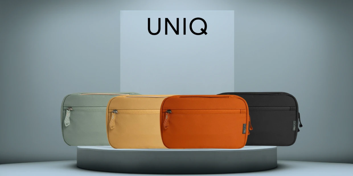 Organizator multifunctional pentru accesorii UNIQ Denver Tech Kit, Capacitate 2.5L, Poliester, Negru 1 Lerato.ro