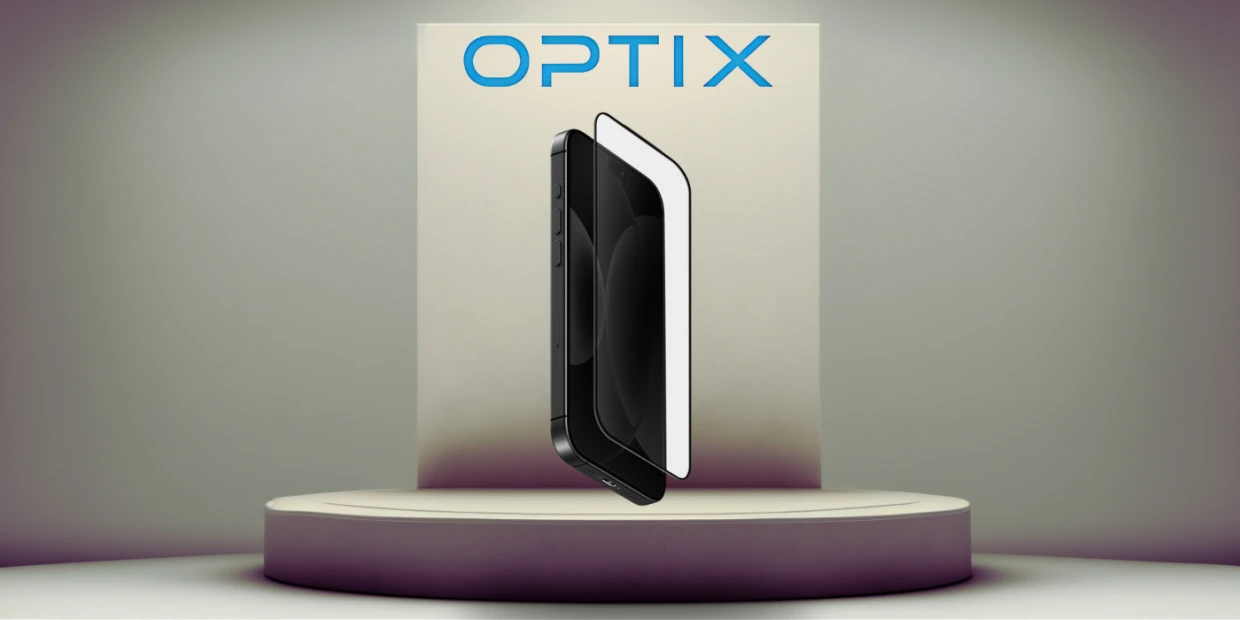 Folie sticla ceramica UNIQ Optix Xenon Nanoceram, Kit montare inclus, compatibila cu iPhone 18 Pro Max, Negru 1 Lerato.ro