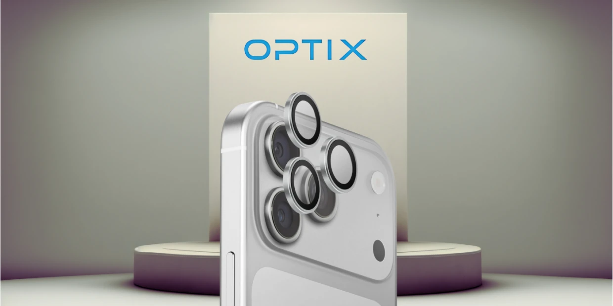 Protectie camera foto UNIQ Optix AluGuard DX2 compatibila cu iPhone 18 Pro Max / 18 Pro, Silver 1 Lerato.ro