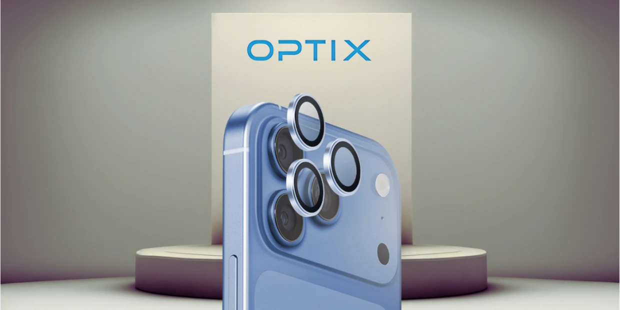 Protectie camera foto UNIQ Optix AluGuard DX2 compatibila cu iPhone 18 Pro Max / 18 Pro, Albastru 1 Lerato.ro