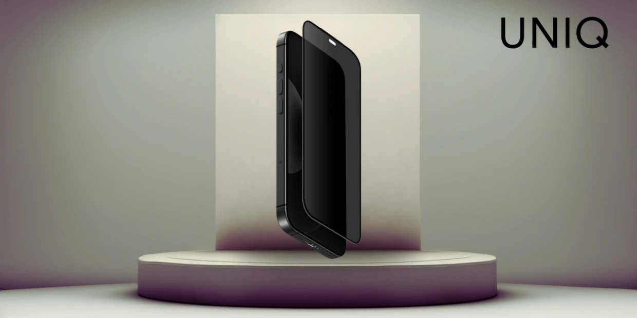 Folie sticla securizata UNIQ Optix Covex Privacy DX2, Kit montare inclus, compatibila cu iPhone 18 Pro Max, Negru 1 Lerato.ro